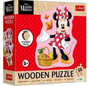 Trefl Jigsaw Wooden Puzzle 50 Pieces Happy Minnie - Picture 1 of 2