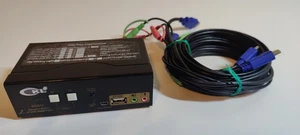 CKL 4K KVM Switch Dual Monitor for 2 Computers 2 Monitors (HDMI+ HDMI 4K@30Hz) - Afbeelding 1 van 5