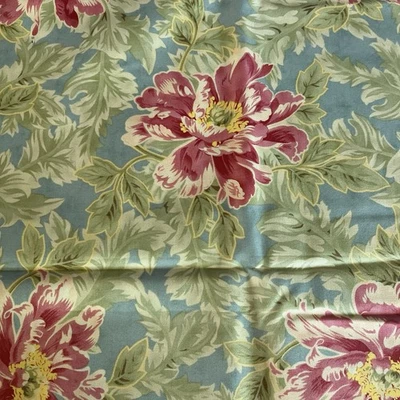 Poetry Collection 大号粉色花卉玫瑰尘土飞扬蓝色四月康奈尔 BTY — 第 1/4 张图片