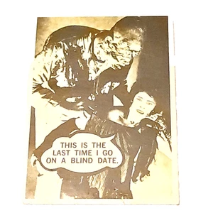 Carta Mostri Film 1967 Topps Terror Tales #60 "Questa è l'ultima volta" - FI - Foto 1 di 4