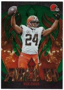 2023 PANINI PHOENIX NICK CHUBB FIRED UP SERIAL NUMBERED 2/15 CARD NO. FU-9 - Bild 1 von 2