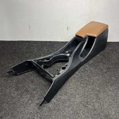☑️ 09-13 BMW 335i M3 E90 E92 E93 Conjunto de consola central delantera sillín marrón OEM Foto 1 de 4