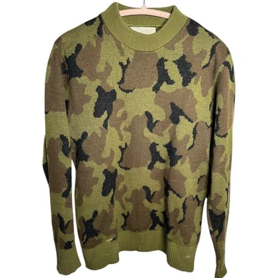 Suéter Pullover Tejido Camuflaje Camuflaje Camuflaje De Colección Para Hombre Talla Pequeña Exterior Caza Foto 1 de 4