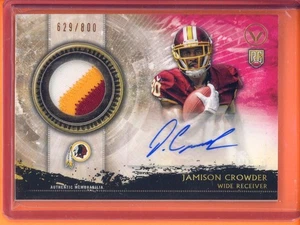 2015 Topps Valor #SHA-JC Jamison Crowder Shield of Honor Autograph RPA /800 - Picture 1 of 2