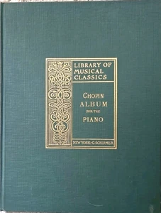 Valses CHOPIN de Colección Biblioteca de Música Clásica para Piano 1943 G Schirmer - Imagen 1 de 7