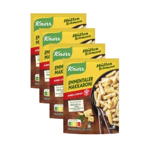 Knorr Hüttenschmaus Fertiggericht Emmentaler Makkaroni 4x151 g 1 Stück - Bild 1 von 5