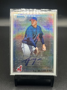 2010 BOWMAN CHROME T.J. McFARLAND ROOKIE AUTO CARD /500