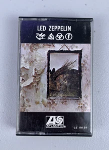 Vintage LED ZEPPELIN IV Zoso 4 Cassette Tape Atlantic CS 19129 - Picture 1 of 3