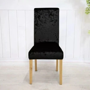 1/2/4/6pcs Stretch Crushed Velvet Dining Chair Covers Protective Slipcover Home - Picture 1 of 26