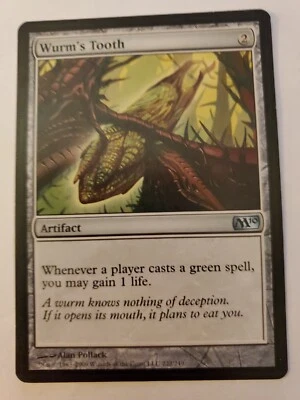 MTG Magic The Gathering Card Wurm's Tooth Artifact 2010  - Image 1 of 2