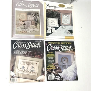 Cross Stitch magazines with patterns, crafts and Alma Lynn wedding theme - Picture 1 of 8