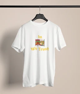In Indomie We Trust Graphic T-Shirt – Funny Noodle Lover Unisex Tee–Foodie Gift - Picture 1 of 7