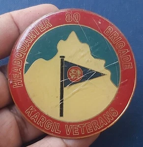 PAKISTAN HEADQUARTER 80 BRIGADE *KARGIL VETERANS* BADGE/MEDAL L@@K! - Picture 1 of 2