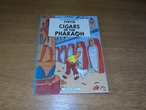 HERGE ADVENTURES OF TINTIN Book - Cigars of the Pharaoh - Magnet Edition 1989 - Imagen 1 de 8