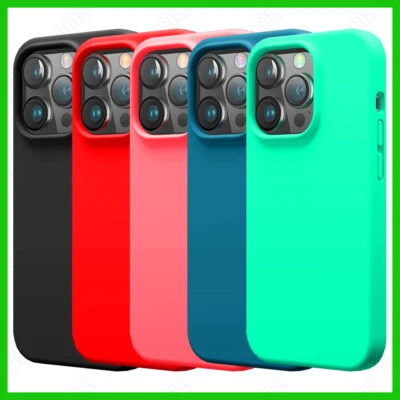 Cover per Apple iPhone 14 / Plus / Pro / Max Silicone Custodia Pellicola Vetro - Immagine 1 di 4