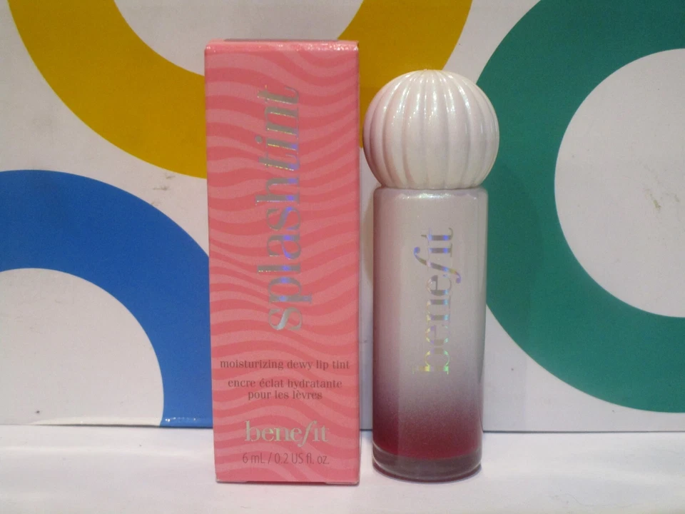 BENEFICIO ~ TINTE SALPICADURAS TINTE HIDRATANTE TINTE DE LABIOS HÚMEDOS ~ # 17 OLA DE CALOR ~ 0,2 OZ Foto 1 de 1