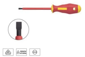 KLAUKE KL1007525IS VDE Slotted screwdriver, 2.5 x 0.4 mm 1,000V Insulated - Picture 1 of 5