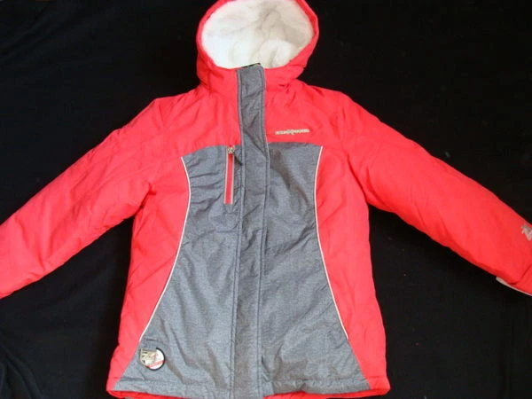 全新带标签 Girls Zero XPosur 冬季夹克 尺寸 10 12 滑雪 3 合 1 系统外套 Parka 粉红色 — 第 1/1 张图片