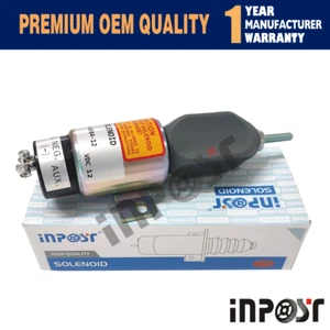 12V SA-4984-12 1751-12E2U1B1 Fuel Shutoff Stop Solenoid For Cummins - Picture 1 of 6