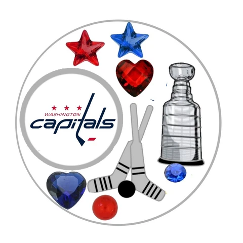 Washington Capitals Floating Locket Charms and Birthstones Cover