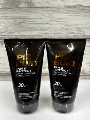 2x Piz Buin Tan And Protect Tan Intensifying Lotion Spf30 150ml Exp.8/24 - Image 1 of 4