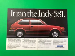 1983 HONDA CIVIC VINTAGE ORIGINAL PRINT AD ADVERTISEMENT PRINTED - Picture 1 of 1