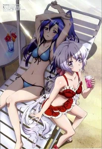 Symphogear GX Aokana Four Rhythm Across the Blue ANIME CLIPPING POSTER japanese - Picture 1 of 2