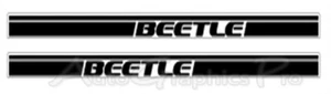 Lower Rocker Panel Vinyl Graphics Kit Decals Stripes 1998-2019 Volkswagen Beetle - Picture 1 of 3