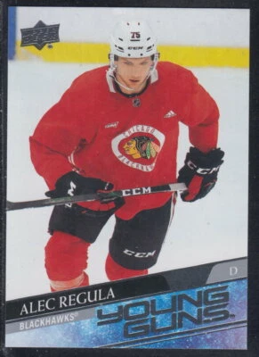 2020-21 Alec Regula Young Guns Upper Deck Series 2 Rookie Hockey Card #478 - Image 1 of 2