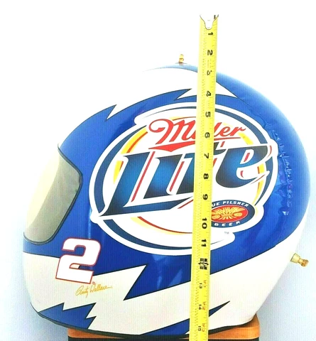 RUSTY WALLACE   LAST CALL  MILLER LITE   LARGE  INFLATABLE NASCAR HELMET Cover