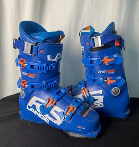 Lange RS 130 Wide World Cup Dual Core Blue Race Ski Boots 27-27.5 (Size 9-9.5)  - Picture 1 of 12
