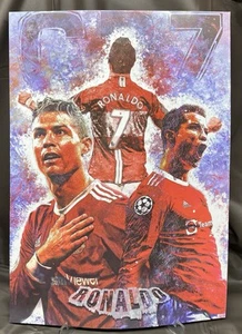"Póster impreso artístico de Cristiano Ronaldo CR7 11,7"" X 16,5"" fútbol fútbol Portugal" - Imagen 1 de 2