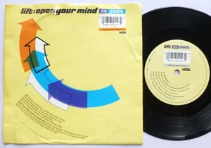 808 State Lift 7" ZTT ZANG20 EX/G 1991 picture sleeve has water damage, Lift/Ope - Picture 1 of 9