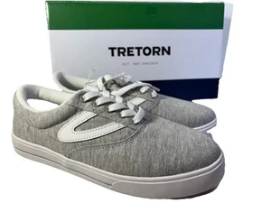 Tretorn Chelsea Casual Sneakers Gray Memory Foam Shoes Women's Sz 6.5 NEW - Picture 1 of 11