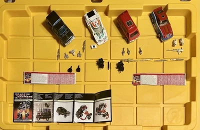 Transformers G1 Trailbreaker, gato de rueda, cortina de humo y cuero de hierro con accesorios Foto 1 de 4