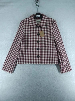 Chaqueta de guinga Boden Knightsbridge para mujer - Castaño nueva con etiquetas $299 talla 8 Foto 1 de 4