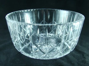 Royal Brierly Crystal ASCOT Salad Serving Bowl 9 3/4" x 5 1/2" - Picture 1 of 8