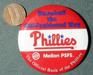 2000s Era Philadelphia Phillies Mellon Philly Savings Fund Bank pin VINTAGE- - Picture 1 of 1