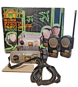 Kids Walkie Talkie Station Base Set Talk Zone Vintage 1997 Electronic Game Toys - Photo 1/12