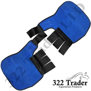 SPORT MEDICINE HORSE JUMPING LEG PROTECTION BRUSHING SUPPORT BOOTS - PAIR - Picture 1 of 5