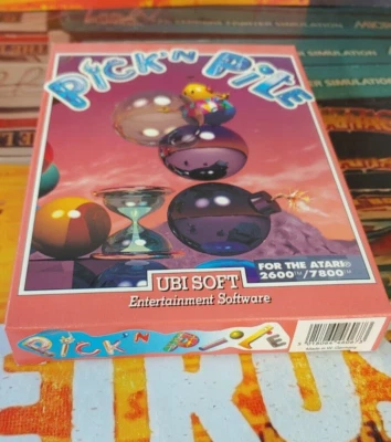 Pick N Pile (Ubisoft 1990)  ATARI 2600 VCS (CIB) works classic 8-bit NEW NEU - Bild 1 von 4