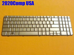 Teclado genuino HP G60-235DX 238CA 237US 235CA 231WM plateado diseño de EE. UU. = PLATA - Imagen 1 de 1