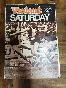 Violent Saturday (AFL/VFL Book) 1976 - Ian McDonald Ray Sleeth VERY RARE - Picture 1 of 3