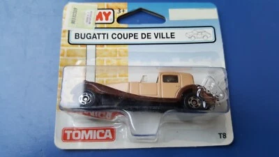 Vintage TOMY Tomica Bugatti Coupe De Ville Rare Tomica British Line T8 - Image 1 of 4