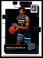 2022-23 Panini Donruss Optic #201 Wendell Moore Jr. Rated Rookie Timberwolves