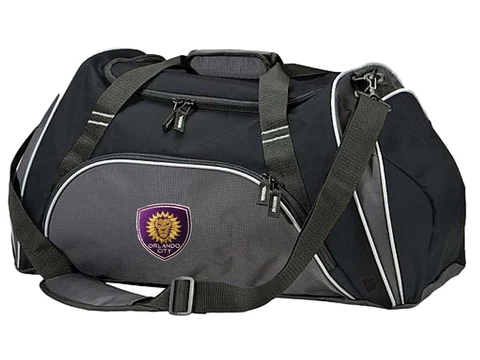Orlando City SC Antigua MLS Action Duffel Gym Bag with Removable Shoulder Strap Cover