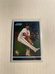 Detroit Tigers FU-TE NI Signed Card