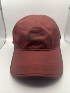 NEW! NIKE Adult FEATHERLIGHT DRI-FIT Tennis Cap/Hat-Dark Bordeaux 679421-619 - Picture 1 of 17
