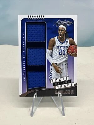 2021 Chronicles Draft Isaiah Jackson Absolute Rookie RC Triple Jersey #ATT-IJ - Image 1 of 2
