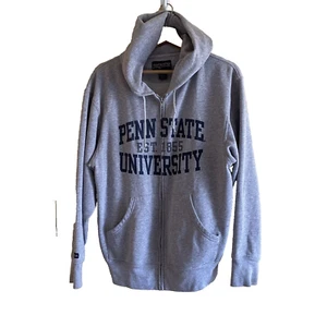 Jansport Penn State Sweatshirt Men's Medium Grey Nittany Lions Full Zip Hoodie - Picture 1 of 14